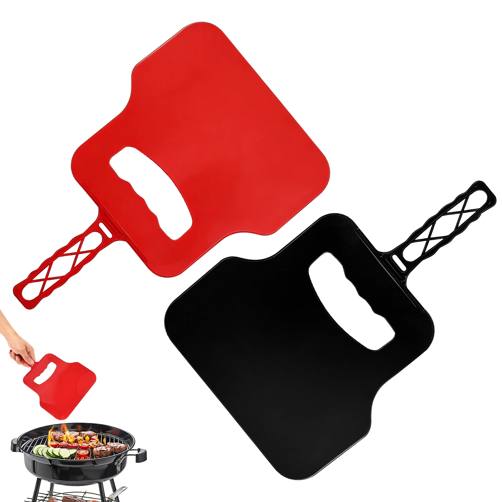 Camping Cooking Fire - Manuel Rüzgar Üreticisi Plastik El Fanı