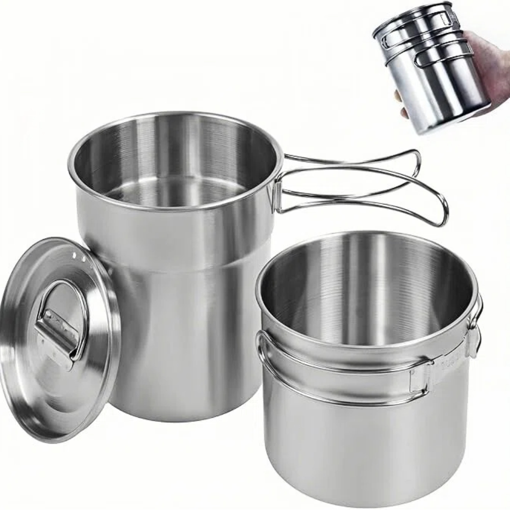 Camping Cooking Cup - Katlanabilir Kamp Bardakları Kupalar Kamp Tenceresi