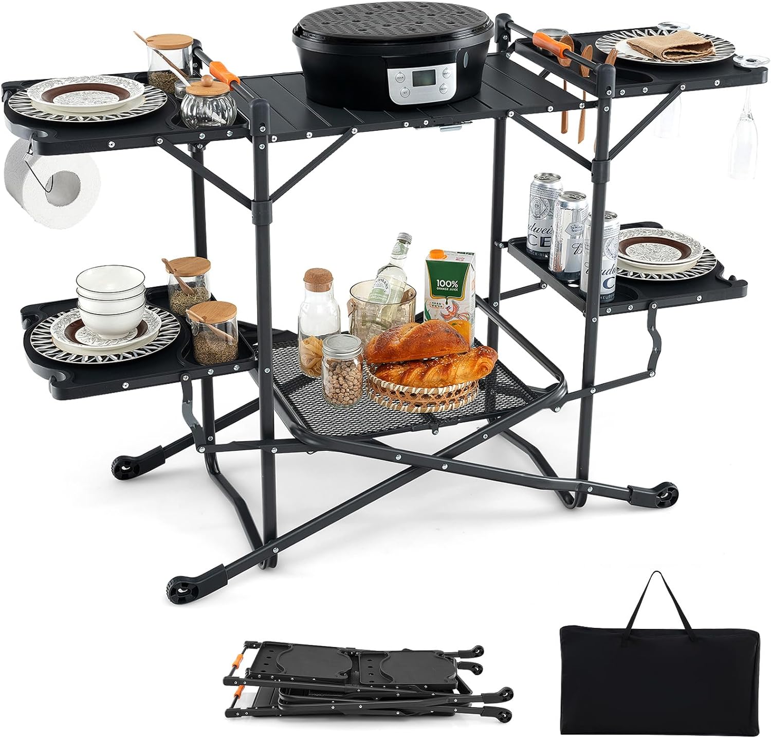 Camping Cooking Top - Alüminyum Üst Tablalı Taşınabilir Kamp Yemek