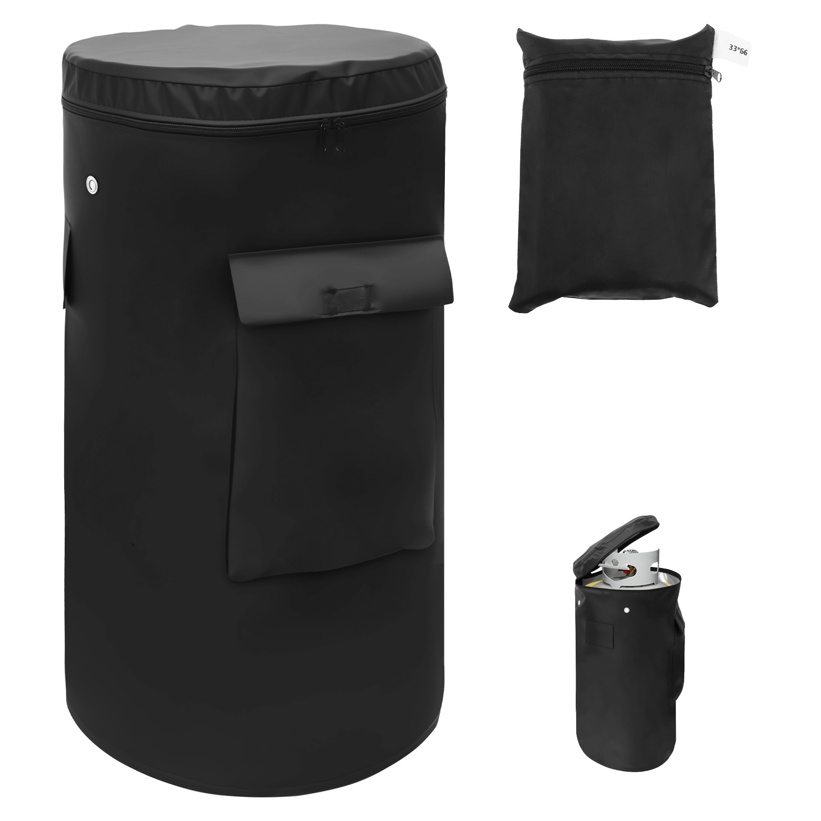 Camping Cooking With Gas - Oxford Kumaş Propan Tankı Kapağı Havalandırmalı