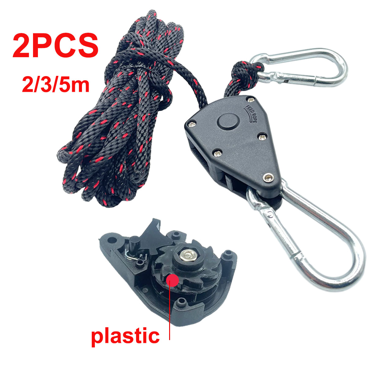 Camping Cooking Hanger - 4mm Kamp Çadırı Kravat Aşağı Halat