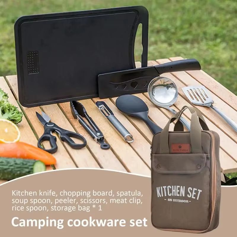 8 adet Kamp Mutfak Tencere Set - Camping Cooking Pots And Pans incelemesi ve fiyatı