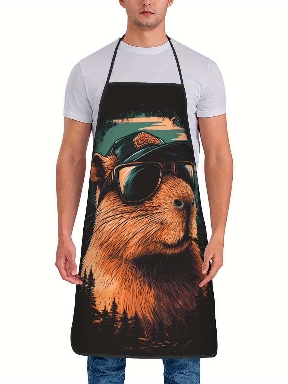 1 adet serin Capybara ızgara ö - Camping Cooking In Forest incelemesi ve fiyatı