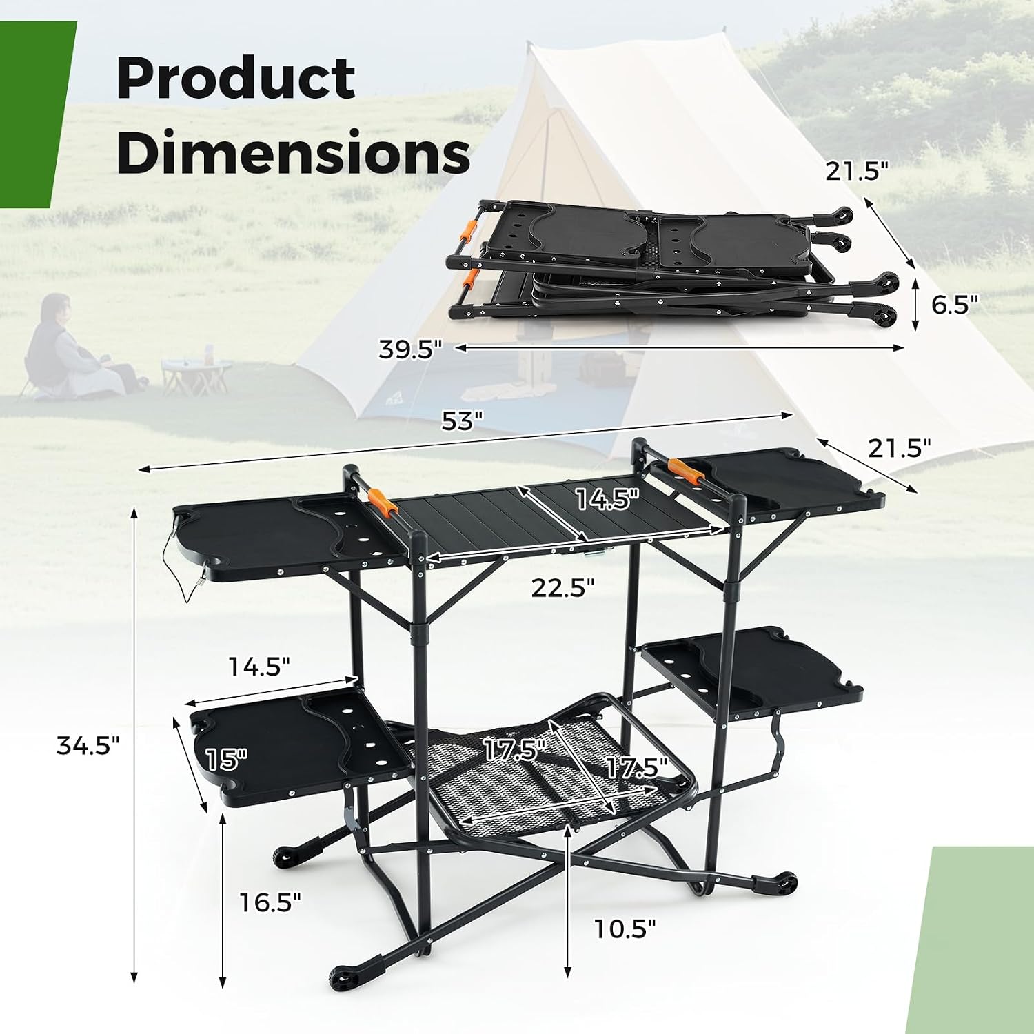Isıya Dayanıklı Üst Yüzeyli, 4 - Camping Cooking Top incelemesi ve fiyatı