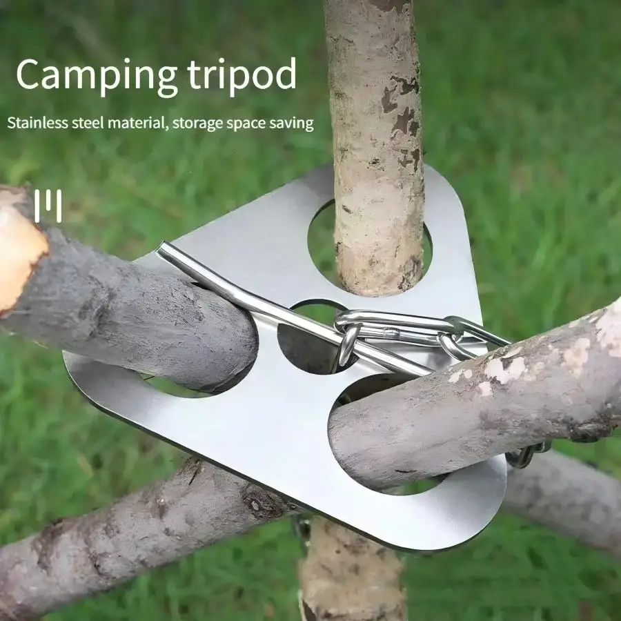 Paslanmaz Çelik Taşınabilir Ka - Camping Cooking Hanger incelemesi ve fiyatı