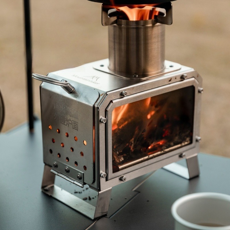 Paslanmaz Çelik Isıtma Sobası  - Camping Cooking In Forest incelemesi ve fiyatı