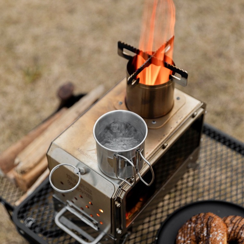 Paslanmaz Çelik Isıtma Sobası  - Camping Cooking In Forest incelemesi ve fiyatı