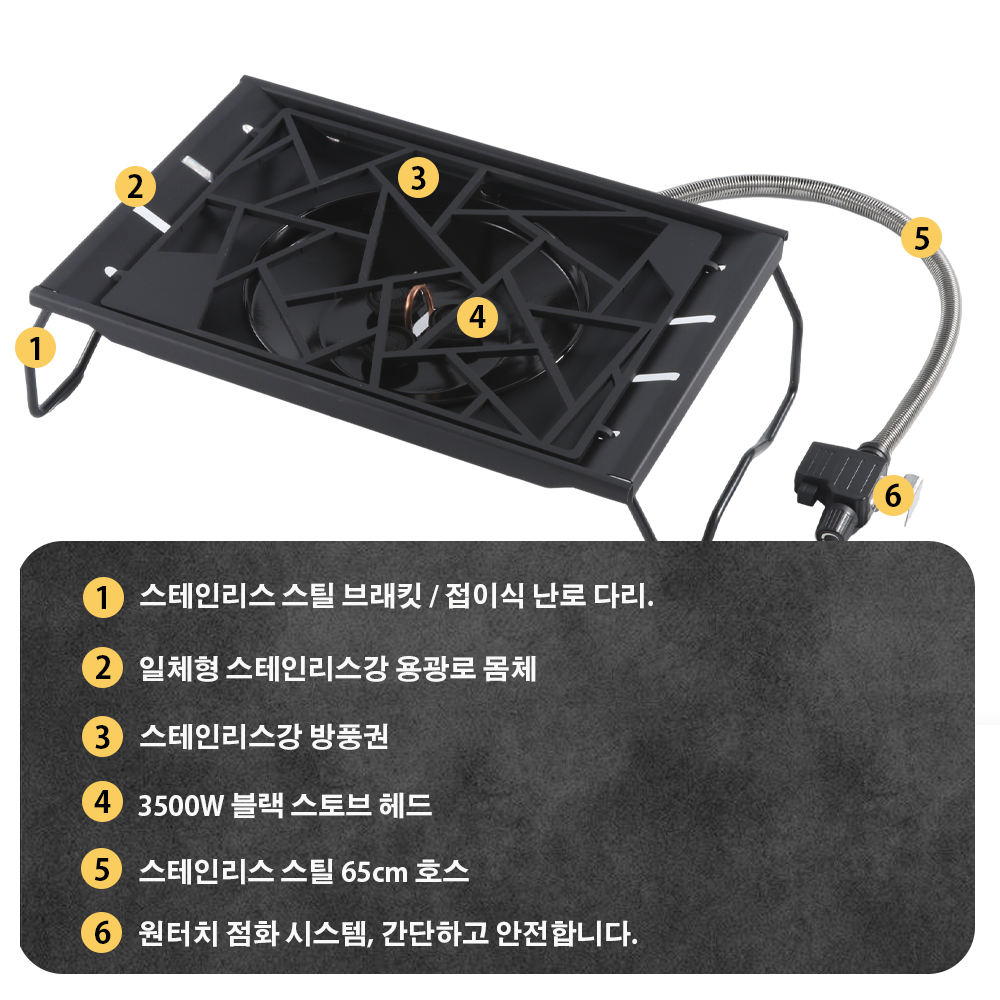Pandatour Kamp IGT Soba 6500W  - Camping Cooking Unit incelemesi ve fiyatı