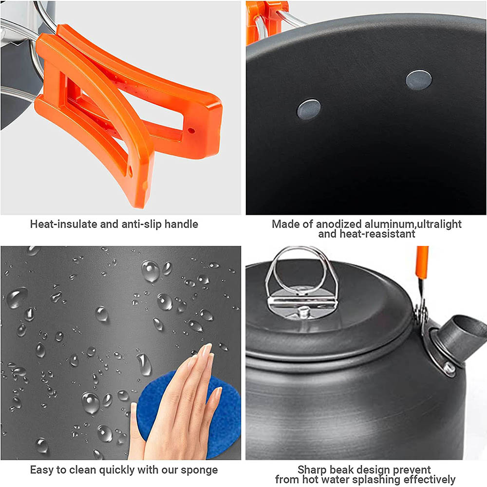 1 adet/1 takım Kamp Tencere Se - Camping Cooking Pots And Pans incelemesi ve fiyatı