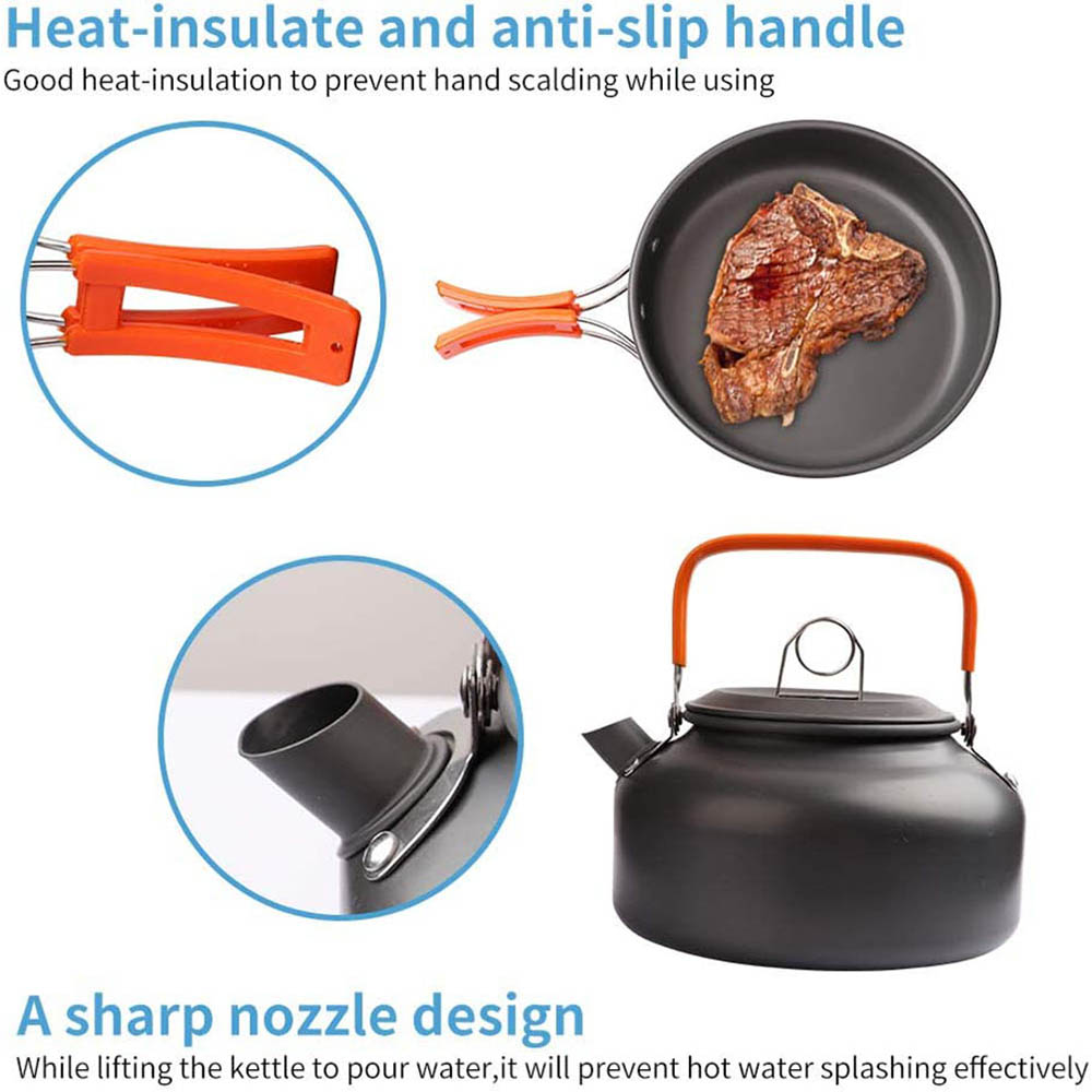 1 adet/1 takım Kamp Tencere Se - Camping Cooking Pots And Pans incelemesi ve fiyatı