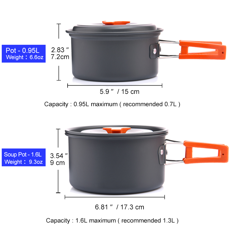 Widesea kamp açık TENCERE SETİ - Camping Cooking Pots And Pans incelemesi ve fiyatı