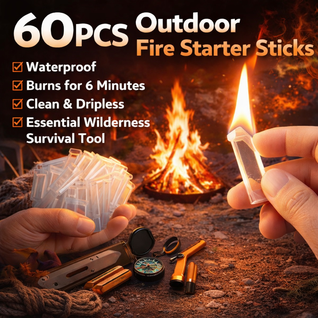 60 adet su geçirmez ateş başla - Camping Cooking Fire incelemesi ve fiyatı